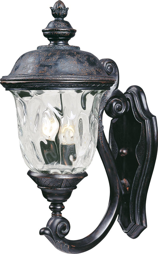 Maxim Carriage House VX - Two Light Outdoor Wall Mount Made with Vivex Material for Coastal Environments